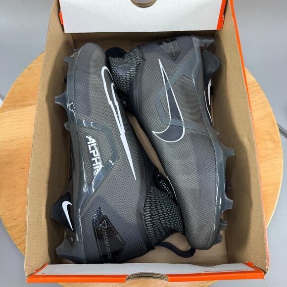 Nike Alpha‎ Menace Elite 3 P Mens Size 12 Football Cleats Black DM1792-004 NEW main image 4
